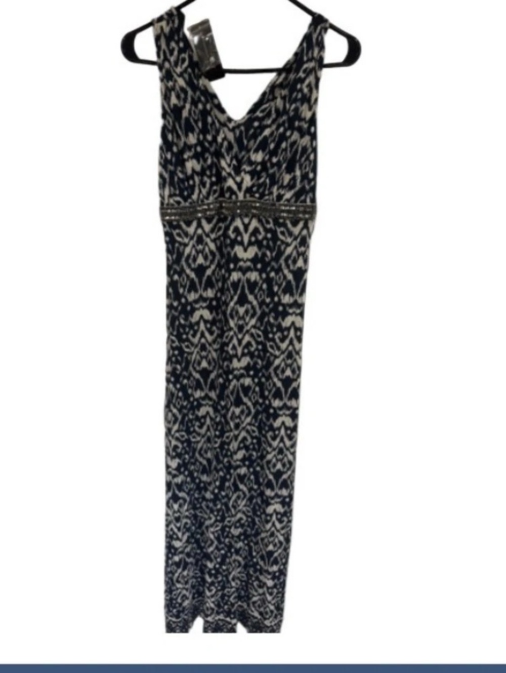 INC International Concepts spirited Women's Black & White Printed maxi dress